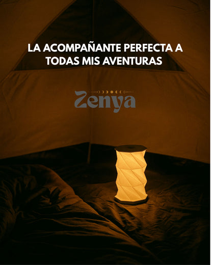 Zenya Lámpara Plegable Portátil Origami – Ilumina tu hogar y tus aventuras
